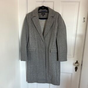 Topshop Gray Trench Coat